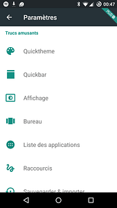 Action Launcher settings