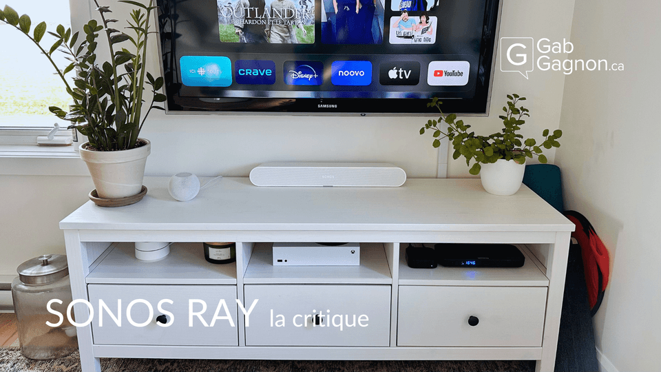 Featured image for “La barre de son Sonos Ray : l’abordable au câble vieillot”