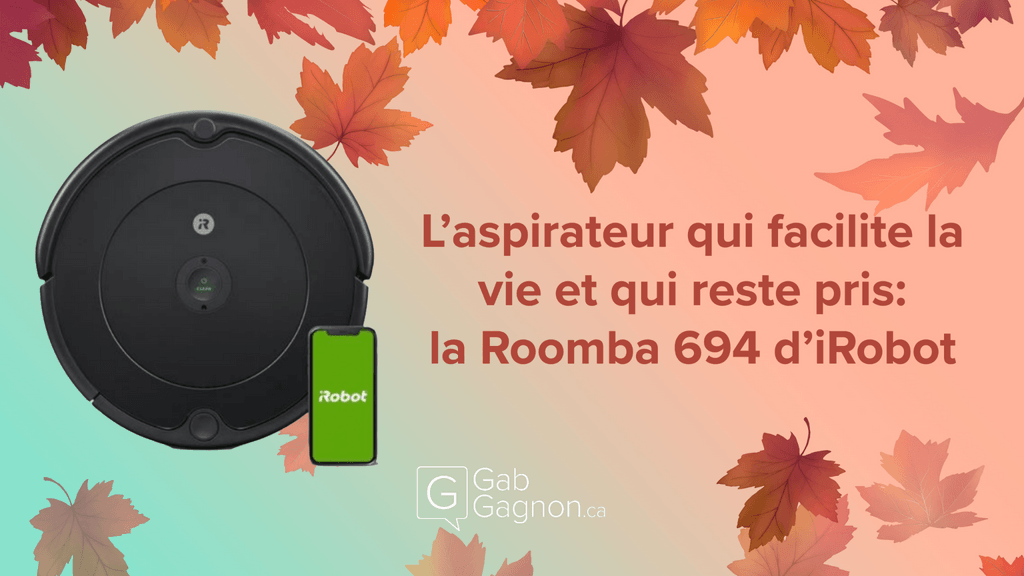 Featured image for “L’aspirateur qui facilite la vie et qui reste pris: la Roomba 694 d’iRobot”