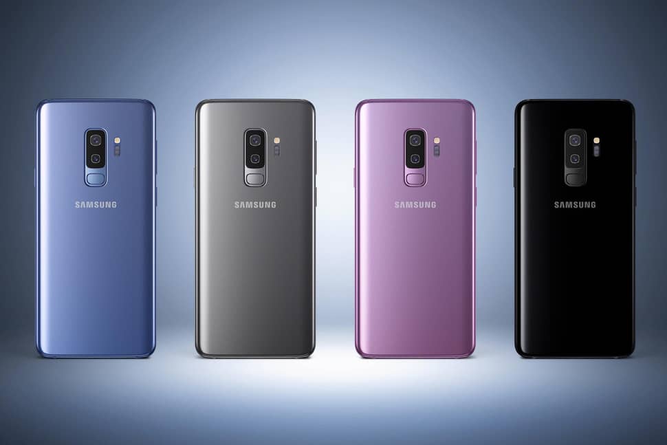 Galaxy S9 et S9+ photo promotionnelle